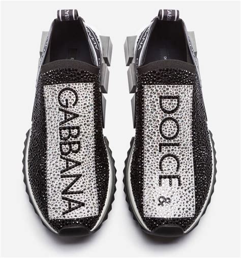 dolce gabbana swarovski sneakers